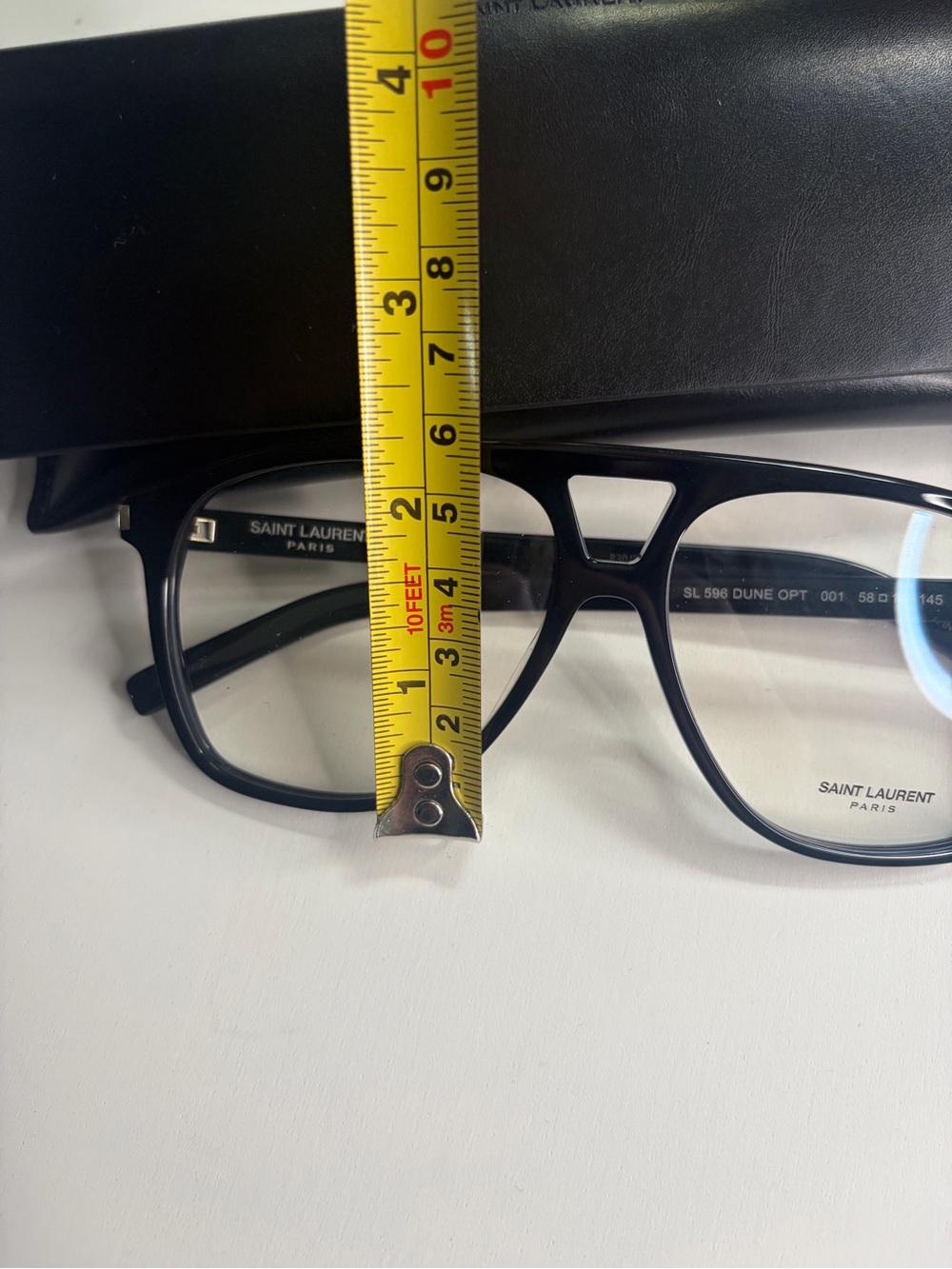Saint Laurent Black Optical Glasses with Case - Picture 8 of 10